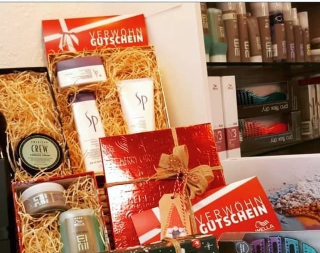 Produktauswahl im Salon Wunderwerk